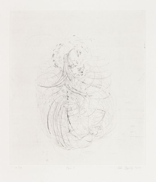 Figur II (aus der Mappe »Die schwarze Zunge – Radierung Fünf«), 2011, Stefan Guggisberg