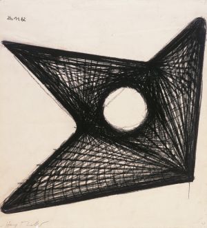 o. T. (erste von 2 Zeichnungen), 1962, Harry Müller