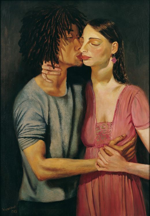 Junges Paar, 1983, Norbert Wagenbrett