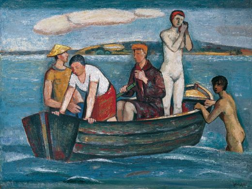 Kahnpartie, 1963, Günter Albert Schulz