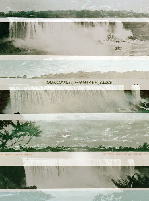 American Falls, 2015, Claudia Angelmaier