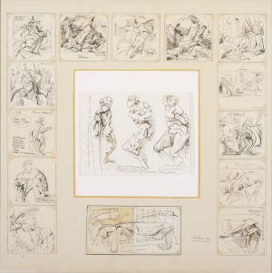 Werkskizzen, 1998, Klaus Schwabe