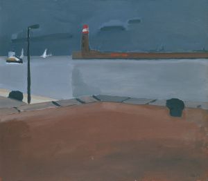 Hafenausfahrt, 1991, Christine Ebersbach
