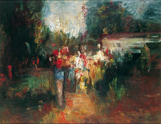 Sommerlicher Garten, 1993, Gert Pötzschig