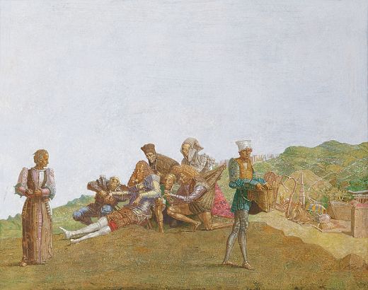 Erinnerungen an die Provence, 1989, Werner Tübke