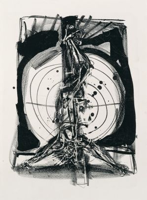 Probleme der Militärseelsorge (aus dem Zyklus »Faschistischer Alptraum«), 1967, Bernhard Heisig