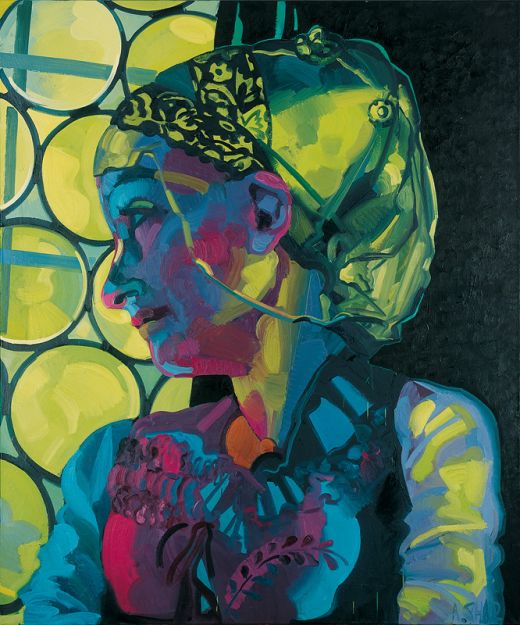 Frau in Tracht, 2002, Annette Schröter