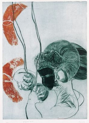 Springende Herzen, 1994, Rosa Loy