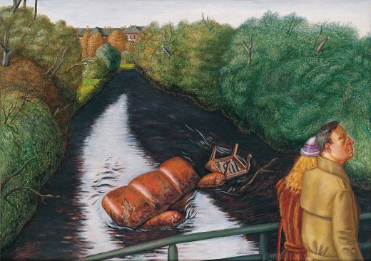 Versinkende Bequemlichkeit, 1984, Joachim Scholz