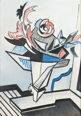 Fliegender Blumenstrauß, 1983, Irmgard Horlbeck-Kappler