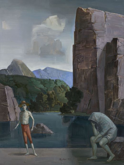 Ruhe vor der Flucht, 1992, Wolfgang Peuker