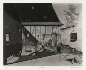 Die Fracht (aus der Mappe »Die schwarze Zunge – Radierung Fünf«), 2011, Titus Schade