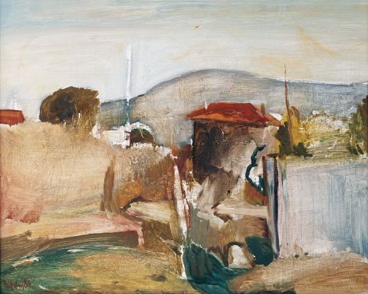 Einsames Haus, 1980, Gert Pötzschig