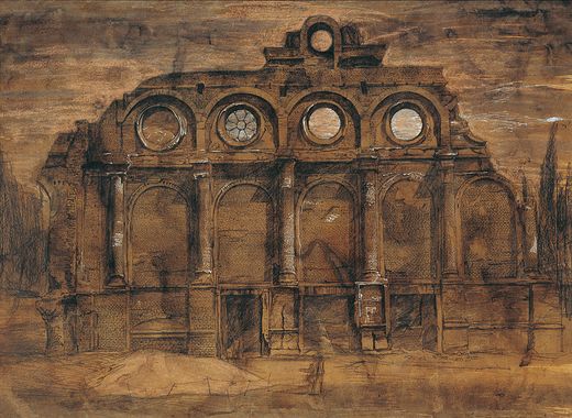 Anhalter Bahnhof, 1989, Günter Richter