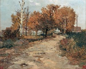 Landschaft an der Mulde, 1959, Gerhard Kurt Müller