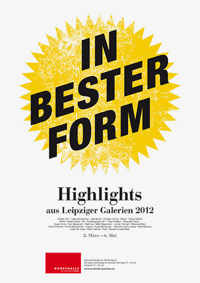 In bester Form – Highlights aus 14 Leipziger Galerien 2012